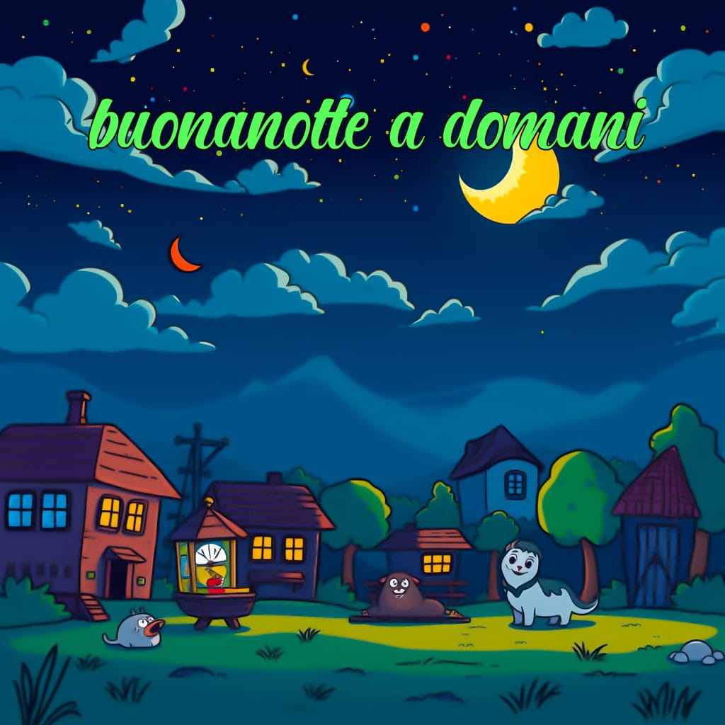 buonanotte autunnale a domani​