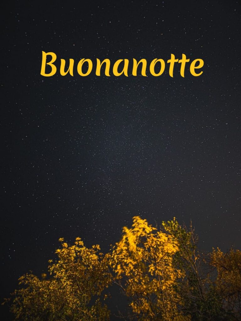 buonanotte autunnale immagini