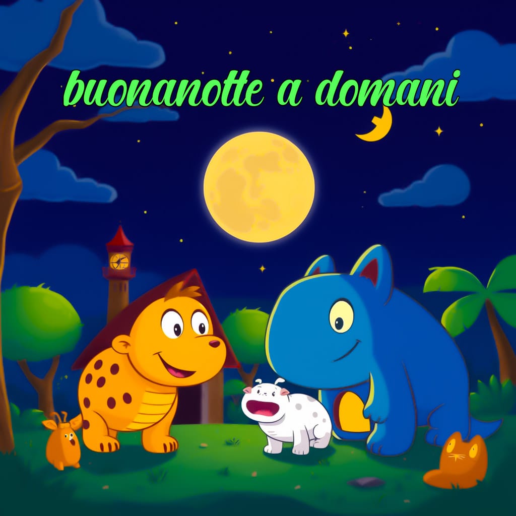 buonanotte di cuore a domani​