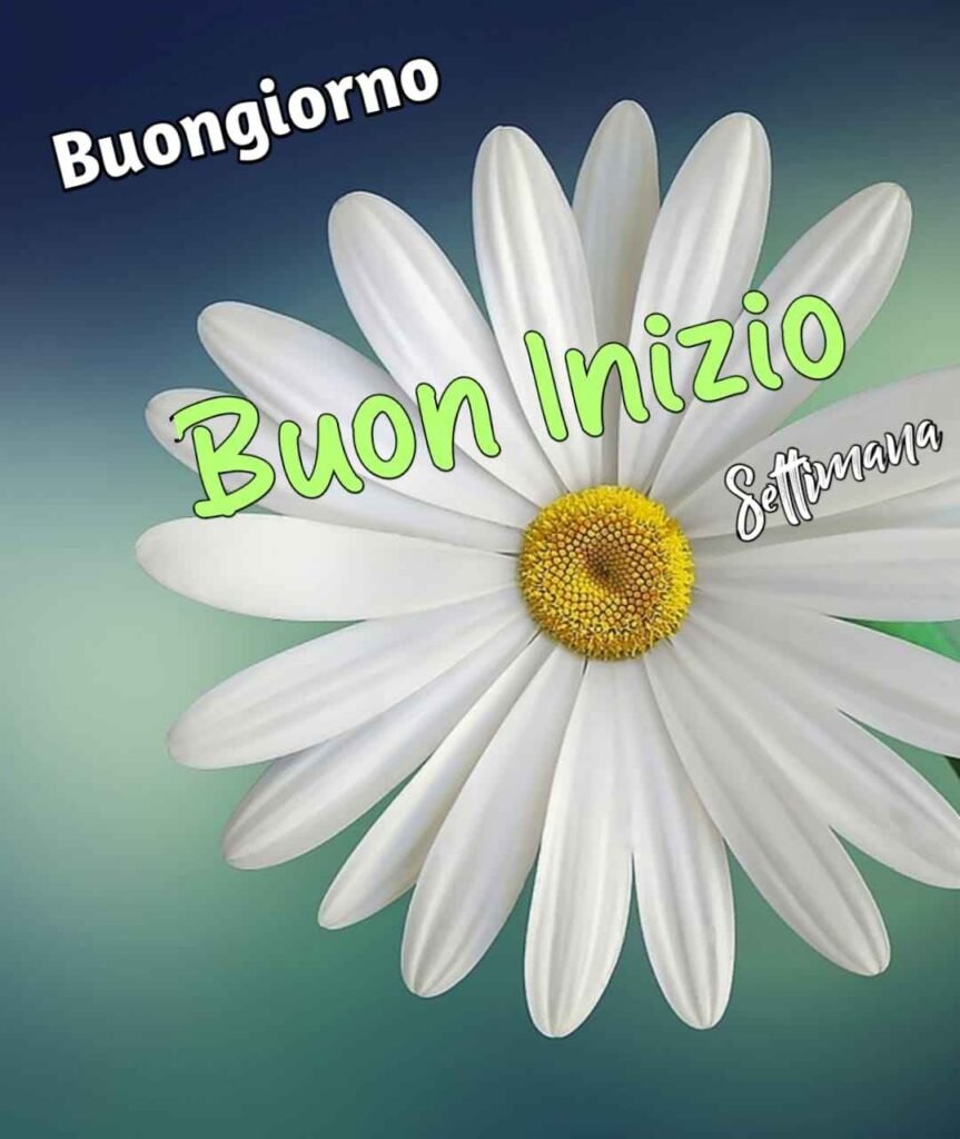 buongiorno e buon inizio settimana autunnale