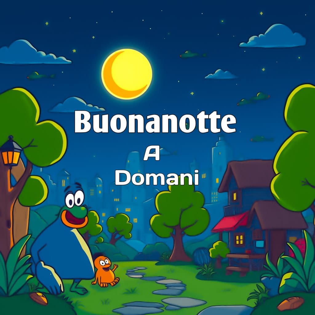 ciao buonanotte a domani mattina​