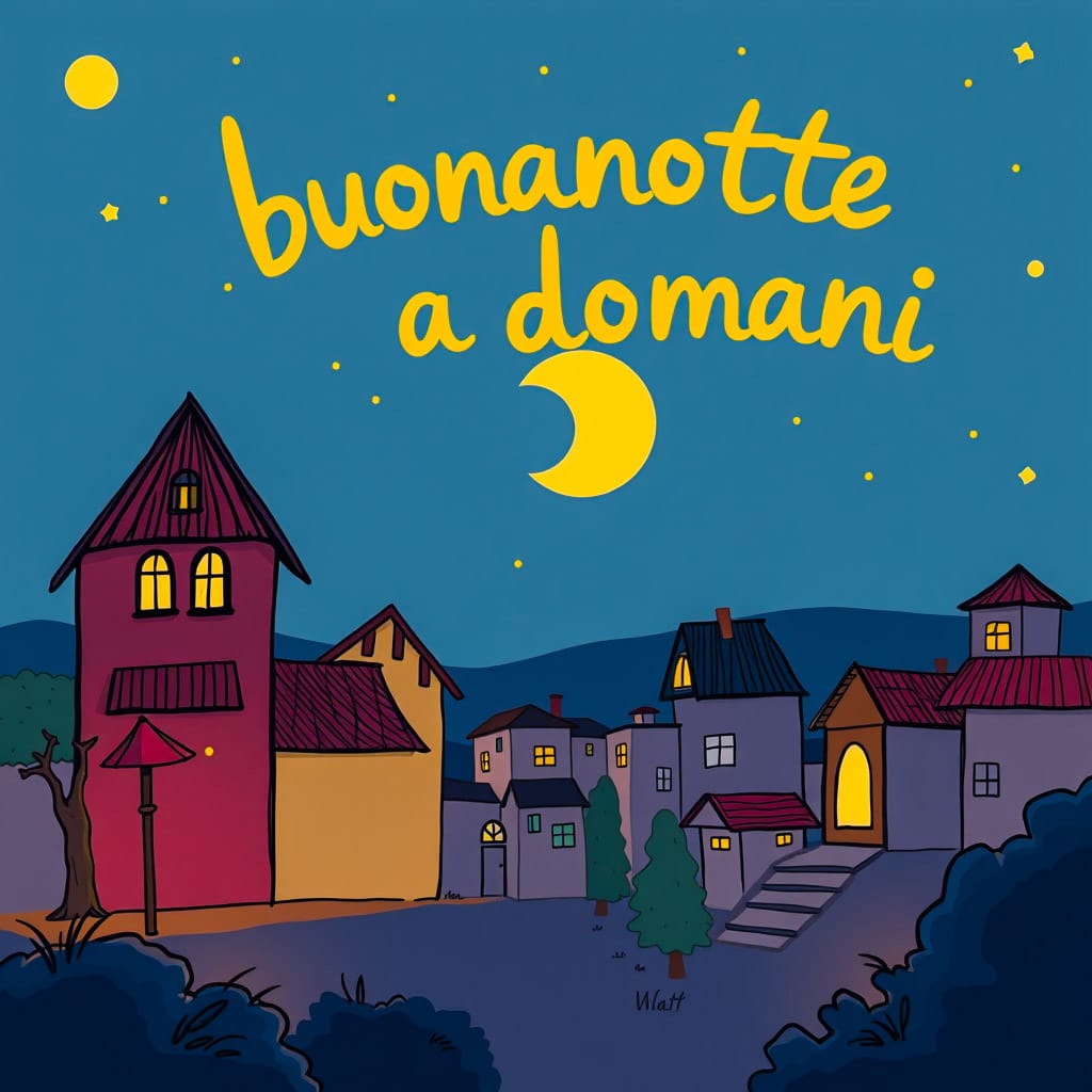 ciao buonanotte a domani​