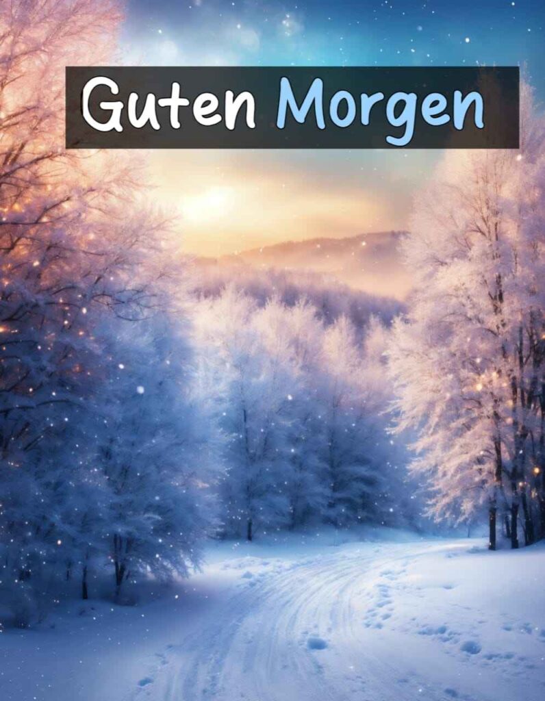 donnerstag guten morgen winter