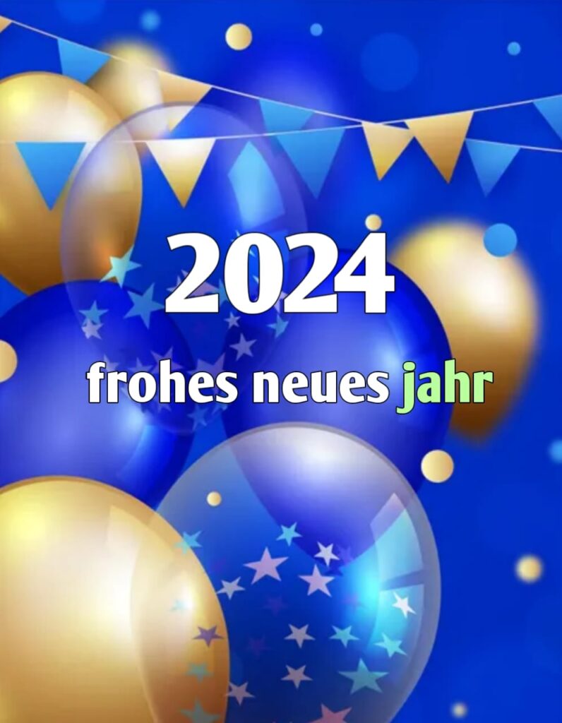 ein frohes neues jahr 2024 bilder kostenlos