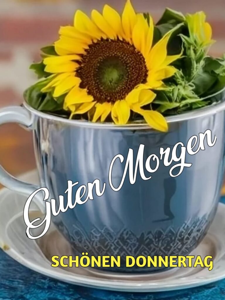 guten morgen donnerstag tiere