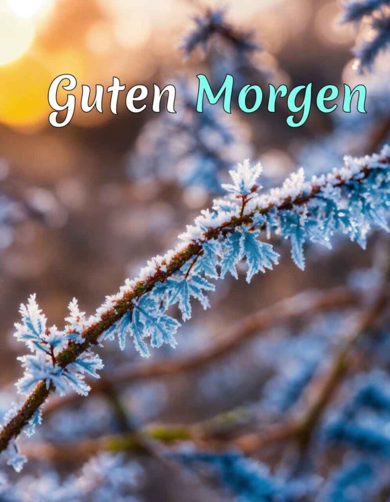 guten morgen winter bilder