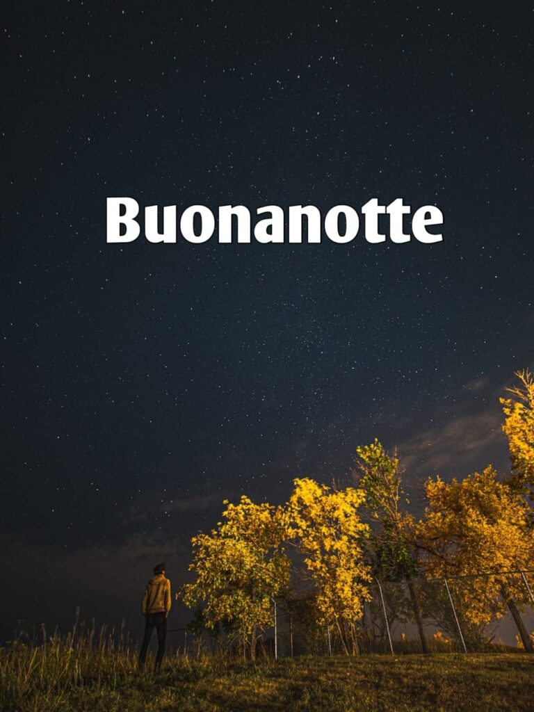 immagini di buonanotte autunnale