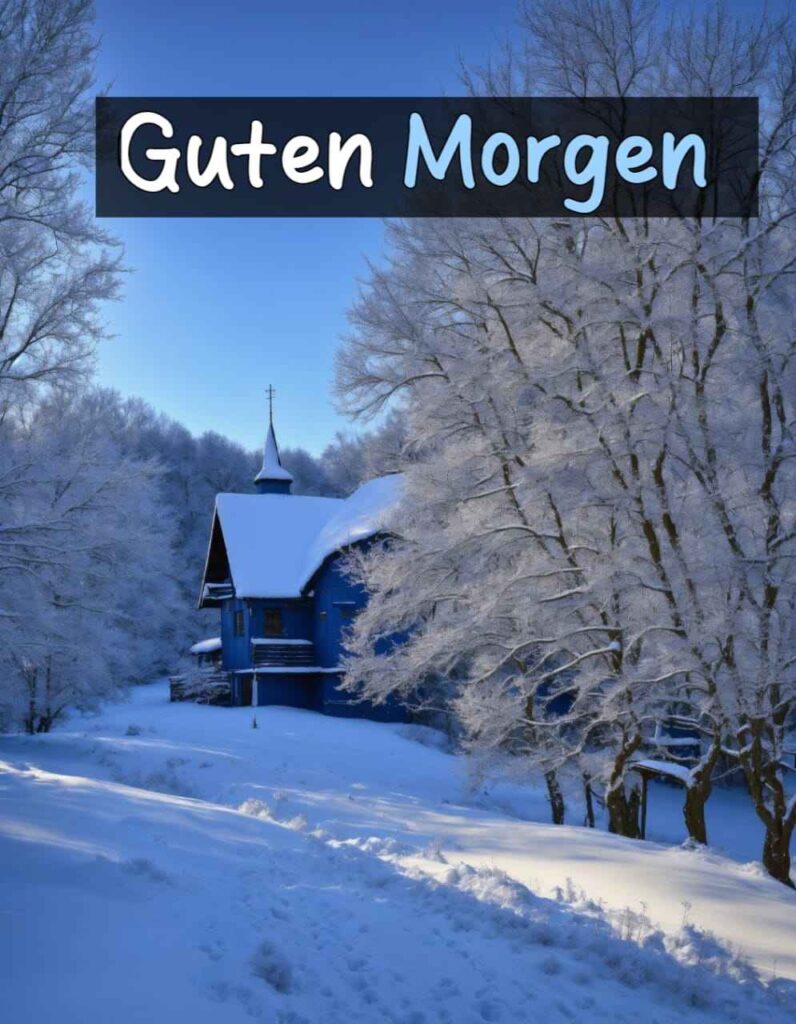 mittwoch guten morgen winter