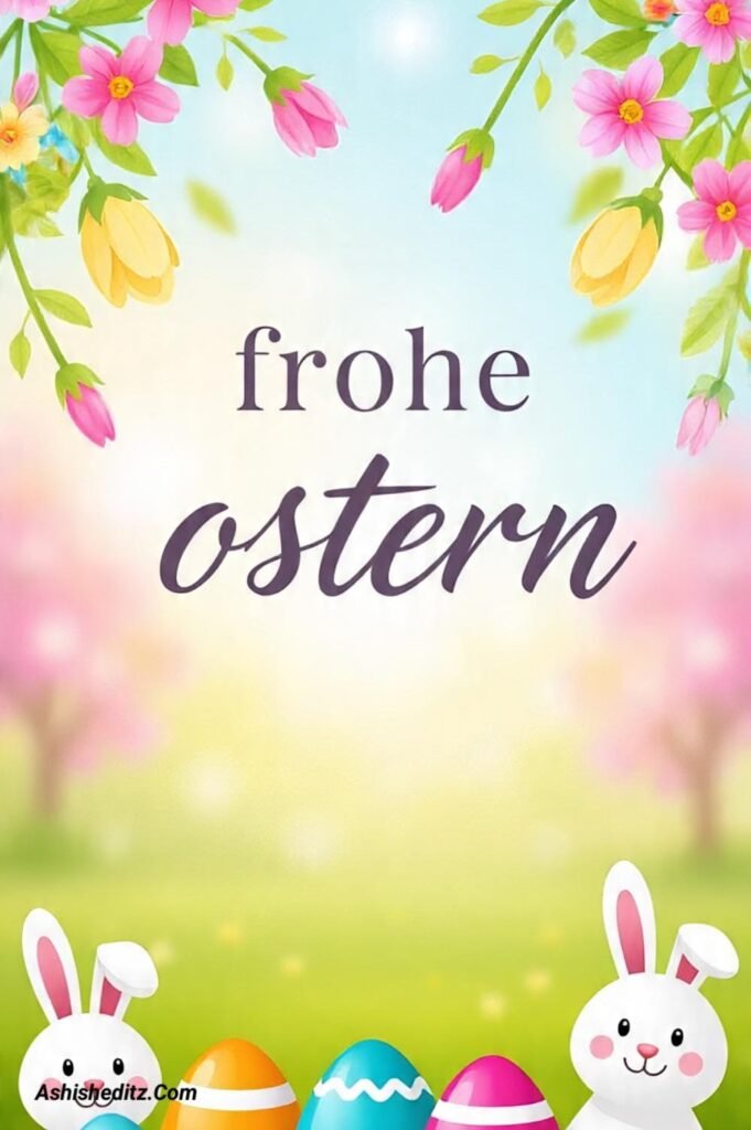 Frohe Ostern Bunte Bilder für Kinder
