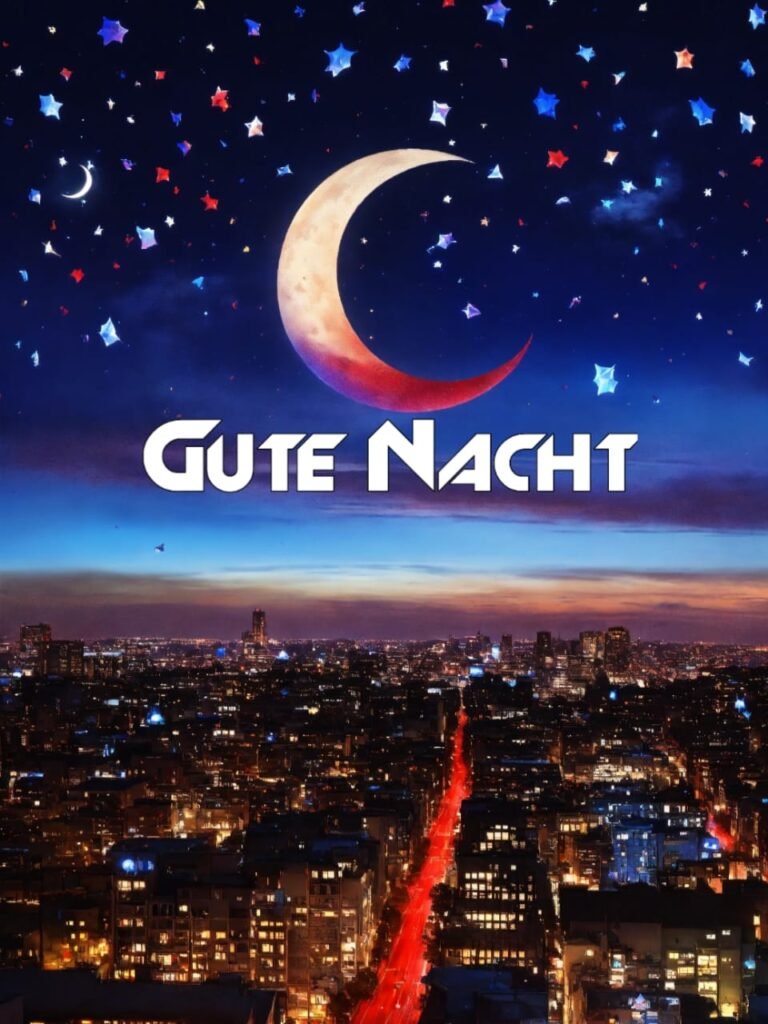 mond gute nacht bilder