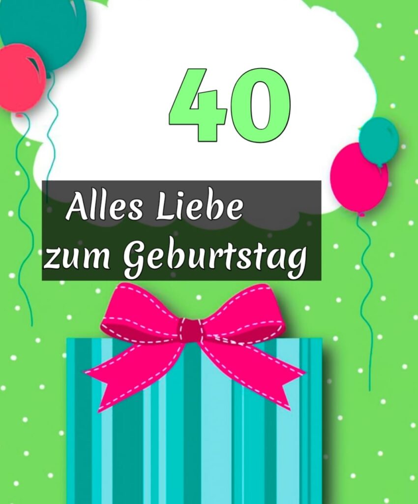 zum 40. geburtstag frau geschenk