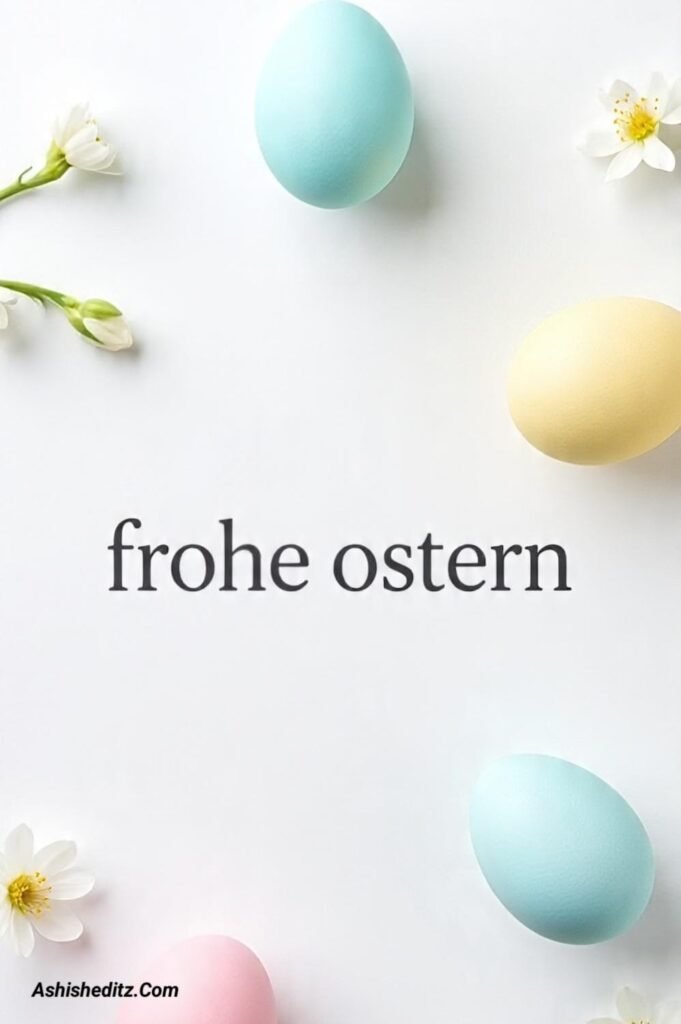 Christliches Ostern Bild mit Kreuz und Auferstehungsmotiv