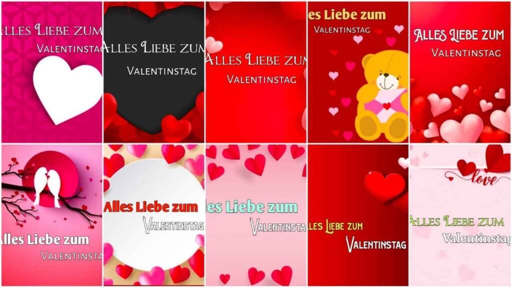 Valentinstag 2024 Bilder Kostenlos:  Zeichne deine eigene Liebe!