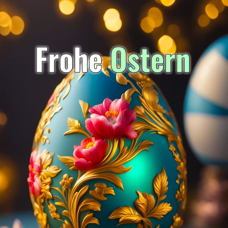 bild frohe ostern modern