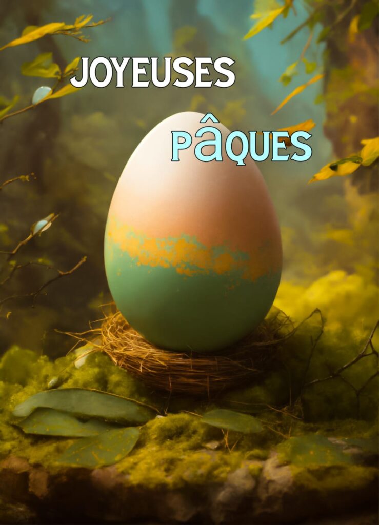 distribution de joyeuses pâques