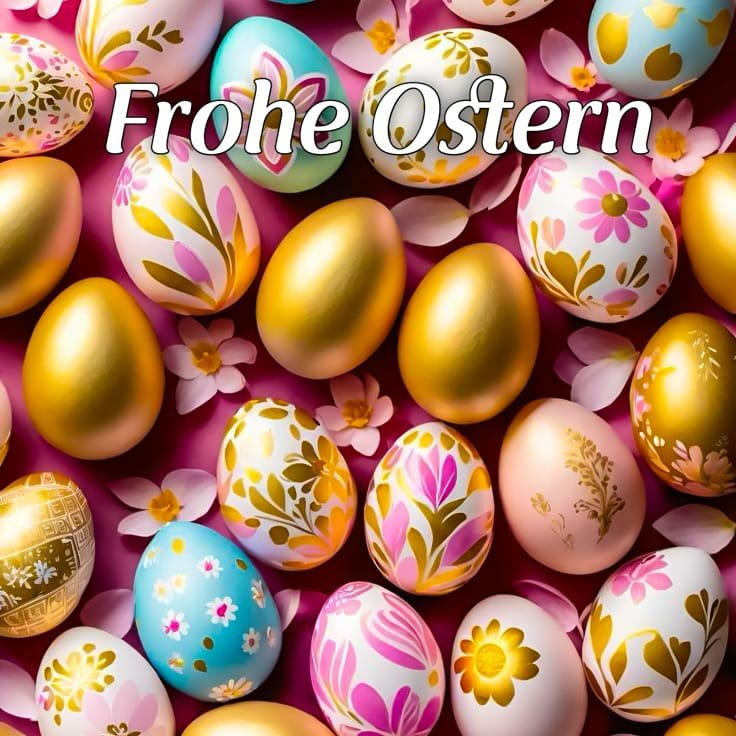 frohe ostern bilder malen HD