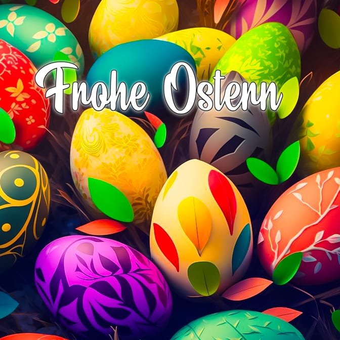 frohe ostern bilder modern