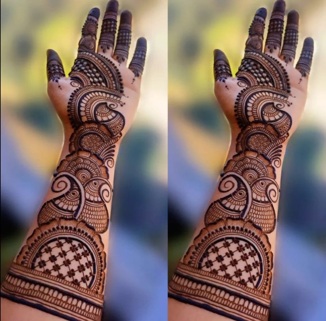 mehndi design new front hand for girl simple