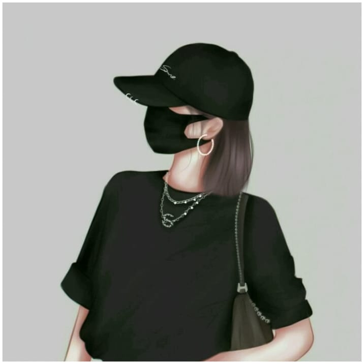 stylish dpz attractive instagram hidden face dp for girls