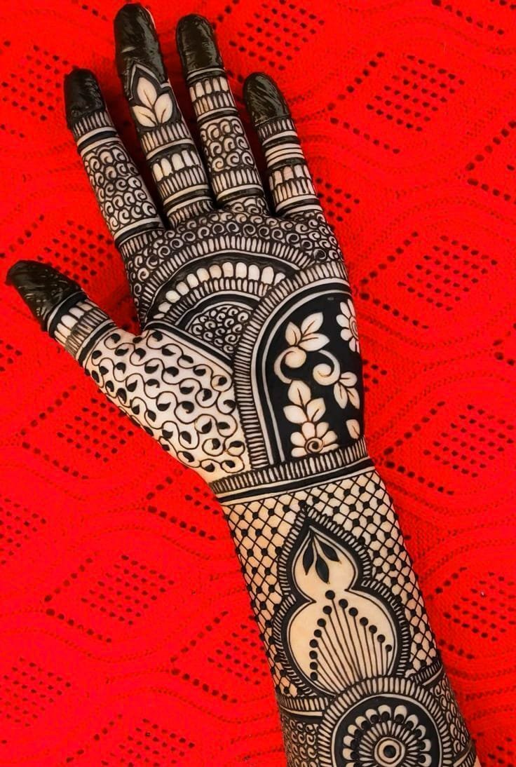 100+ front hand stylish front hand simple mehndi design & Photo