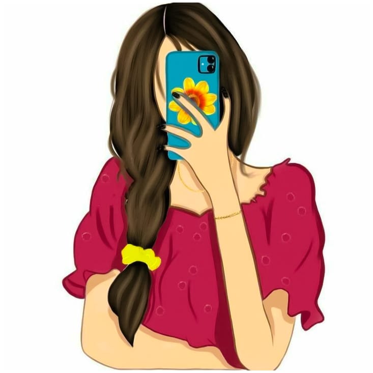 stylish dpz attractive instagram hidden face dp for girls