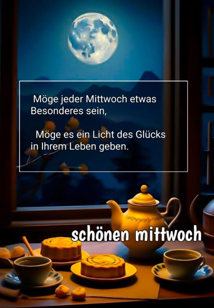 einen schönen mittwoch abend