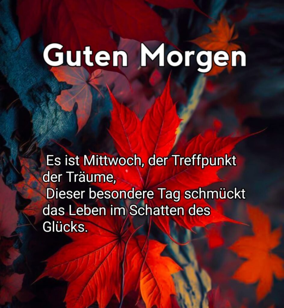 frühstück guten morgen mittwoch