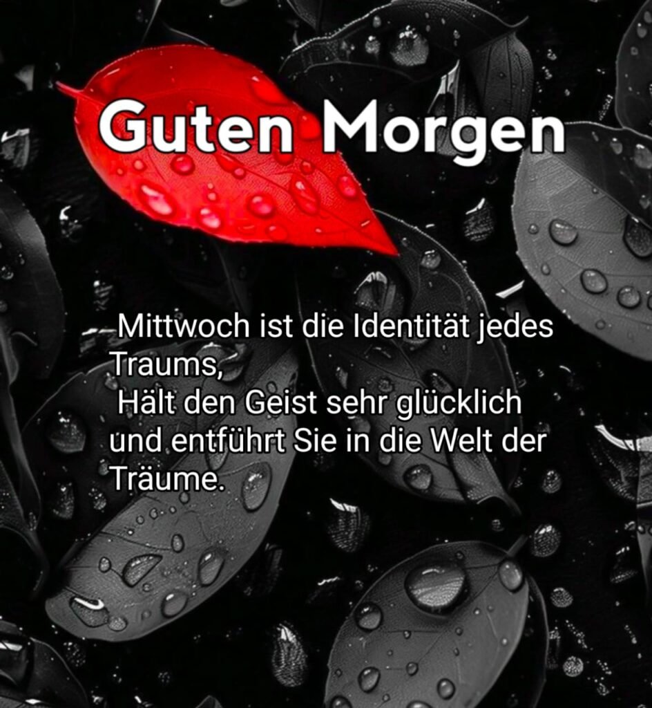 guten morgen mittwoch grüße