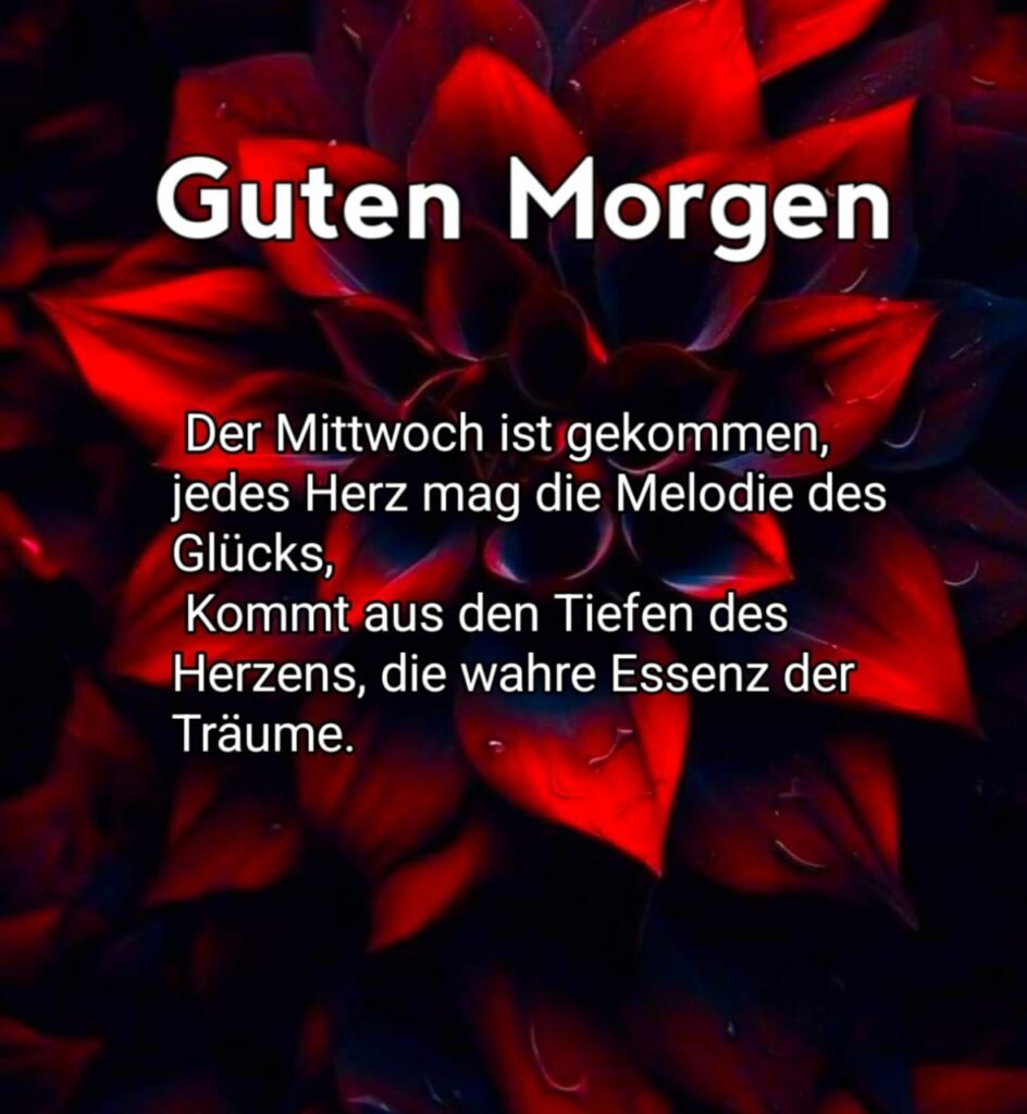 guten morgen mittwoch herz