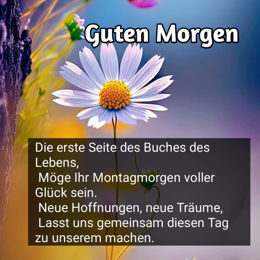 guten morgen montag wochenstart herbst