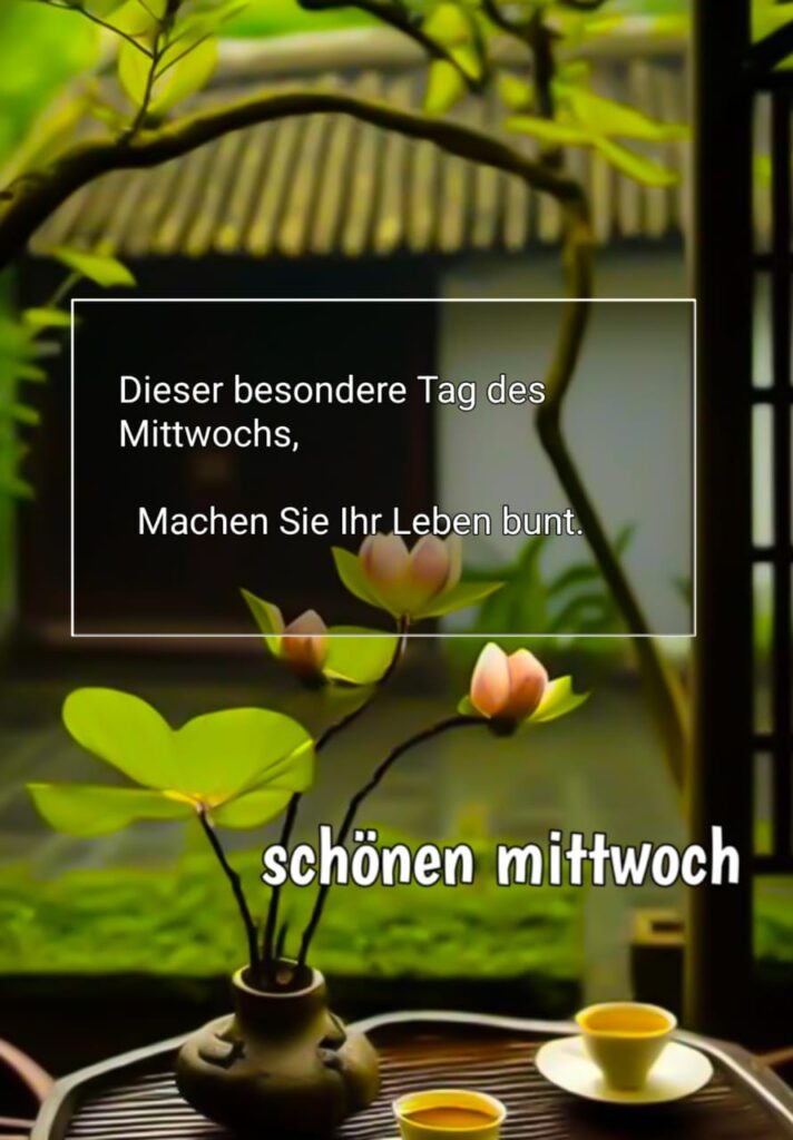 guten morgen und einen schönen mittwoch