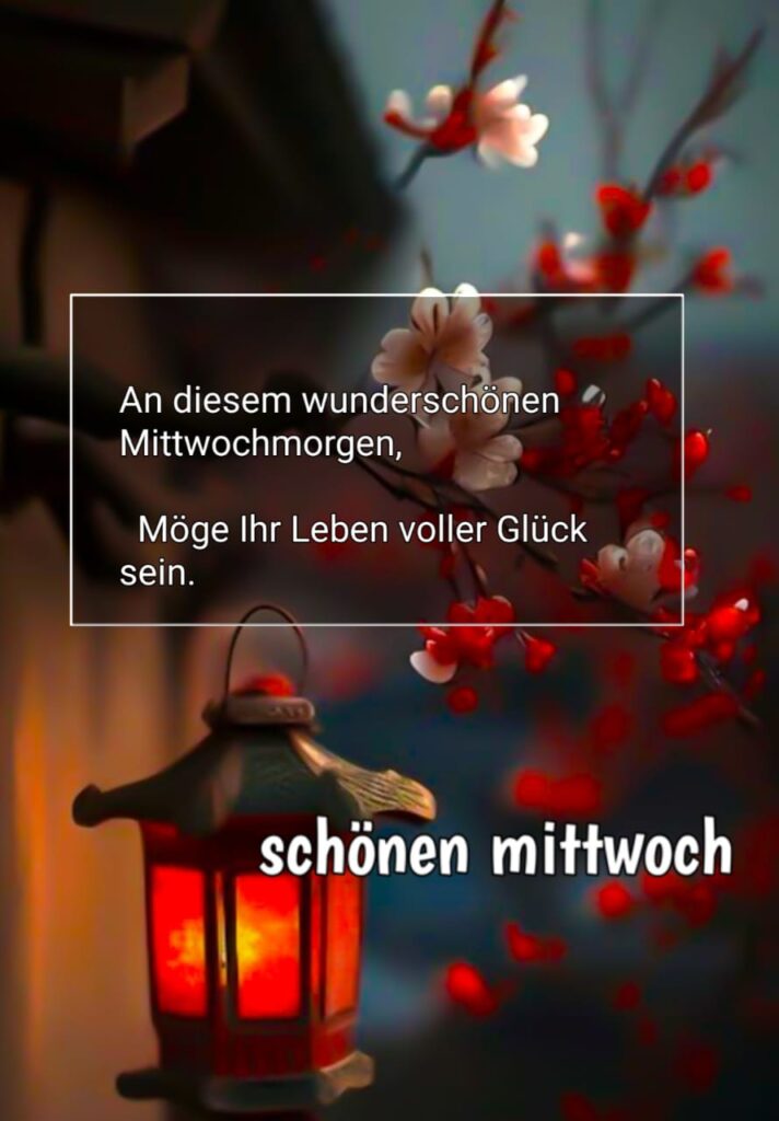 guten morgen wünsche euch einen schönen mittwoch