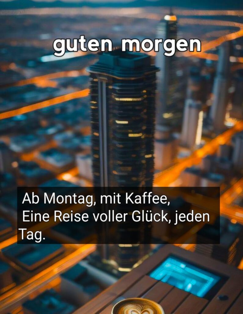 kaffee guten morgen montag sprüche