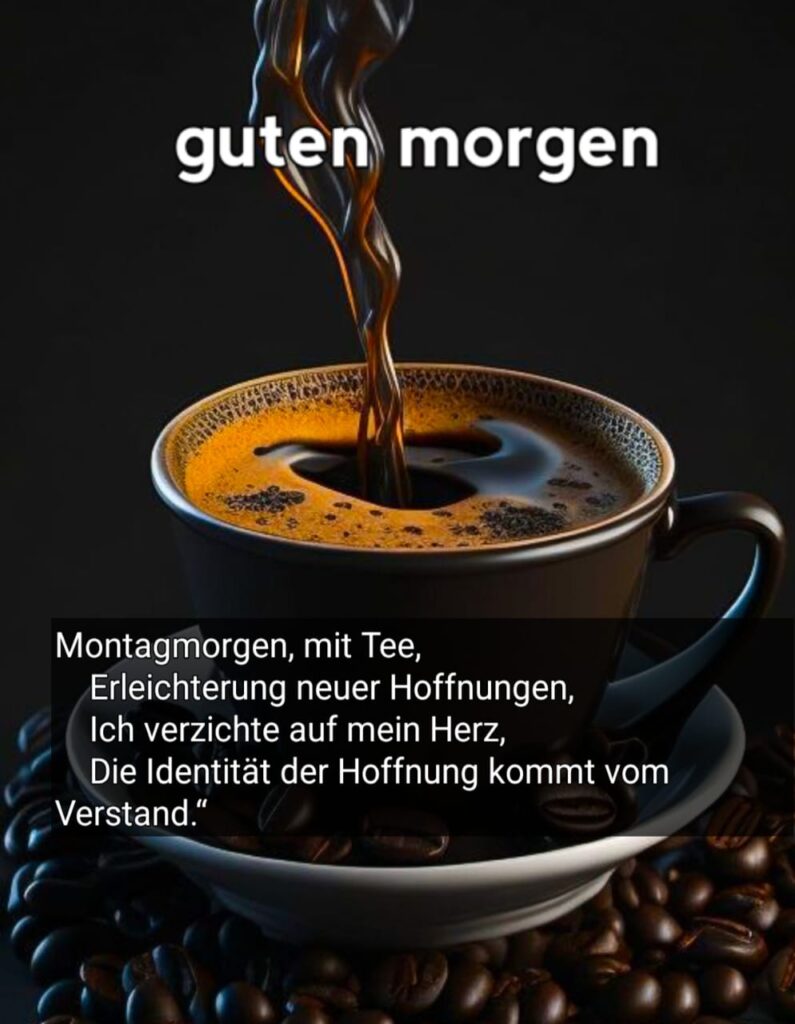 montag kaffee grüße