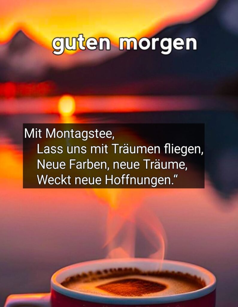 sprüche montag kaffee