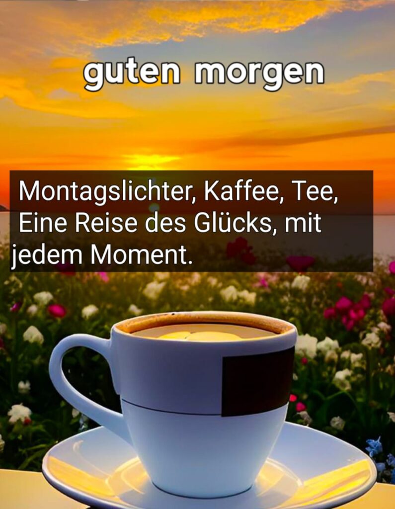 whatsapp kaffee guten morgen montag