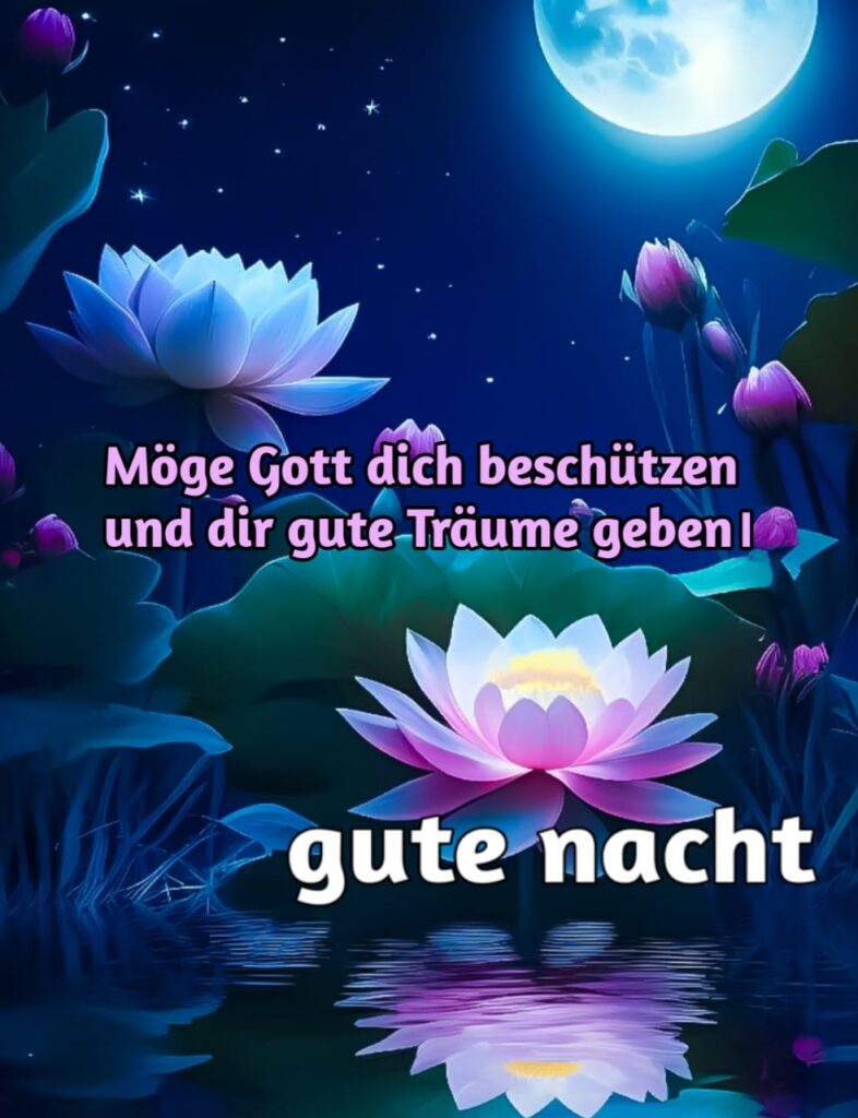 wunderschöne gute nacht sprüche