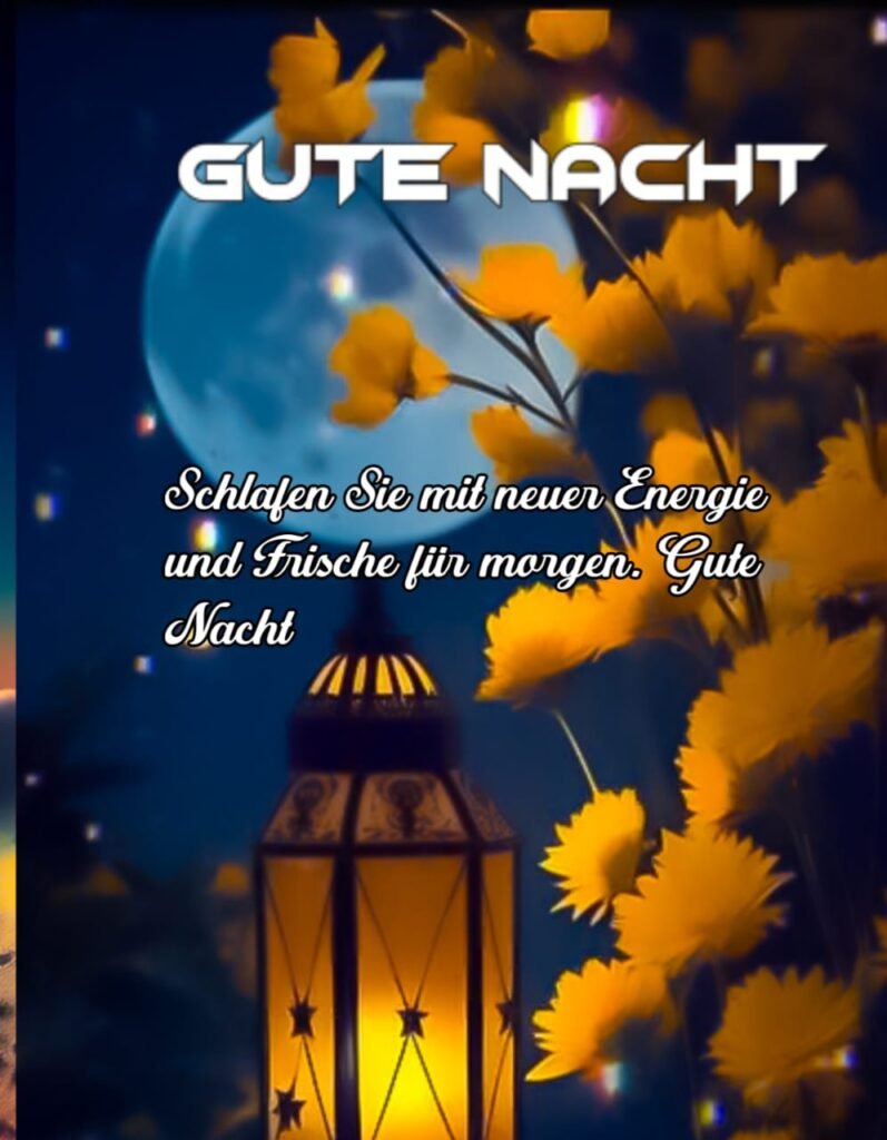 Euch allen eine gute Nacht mit Licht und Mond