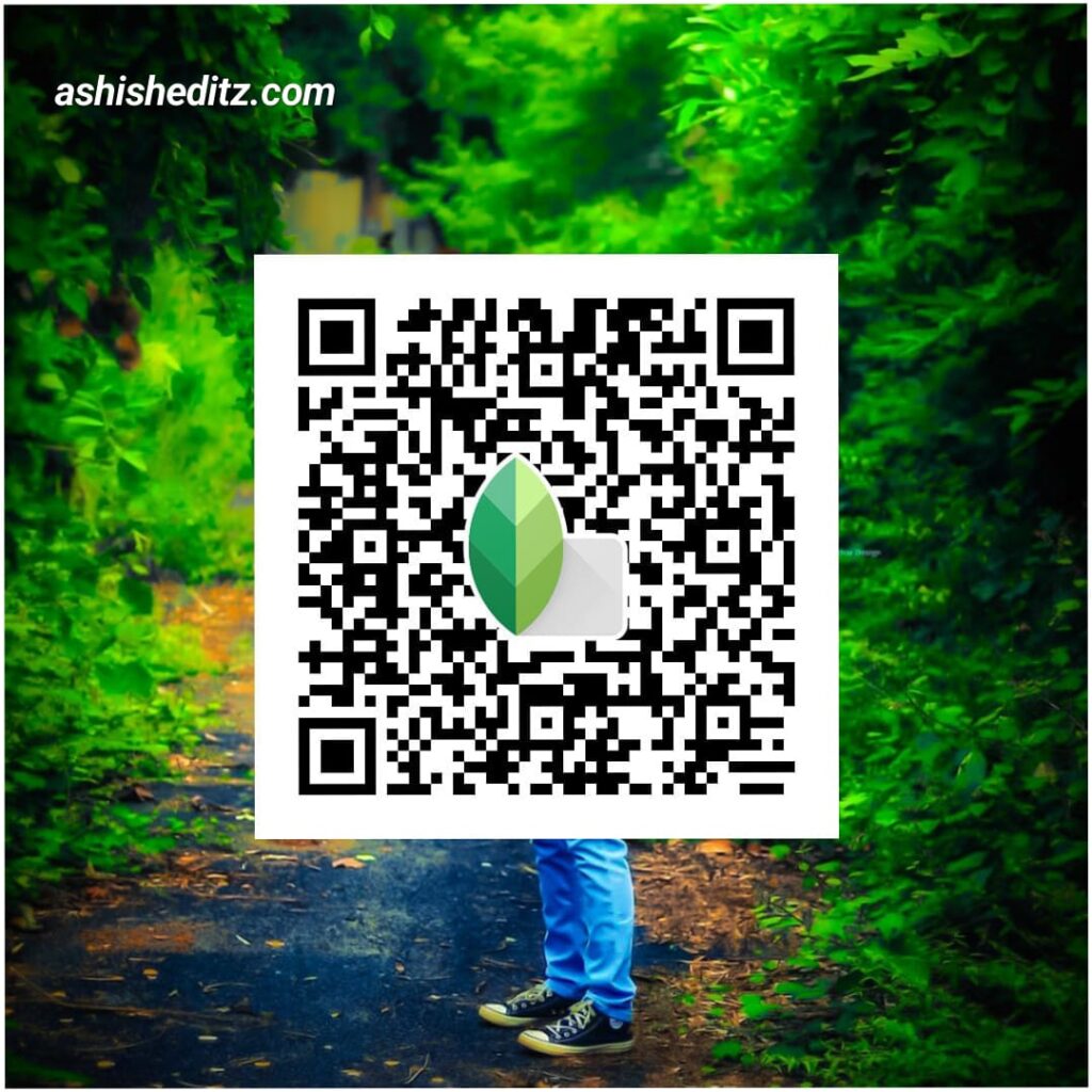 Snapseed QR codes green