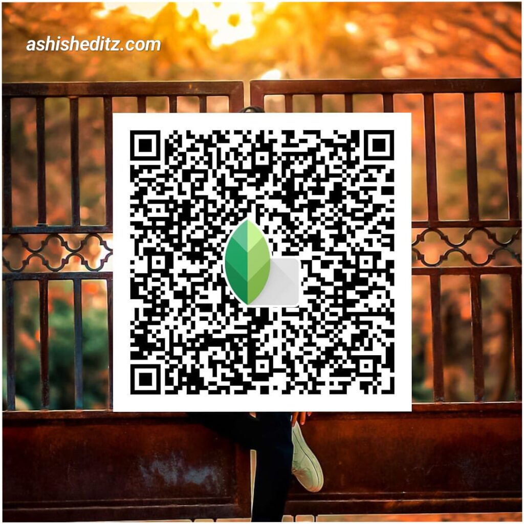 snapseed qr codes cb background