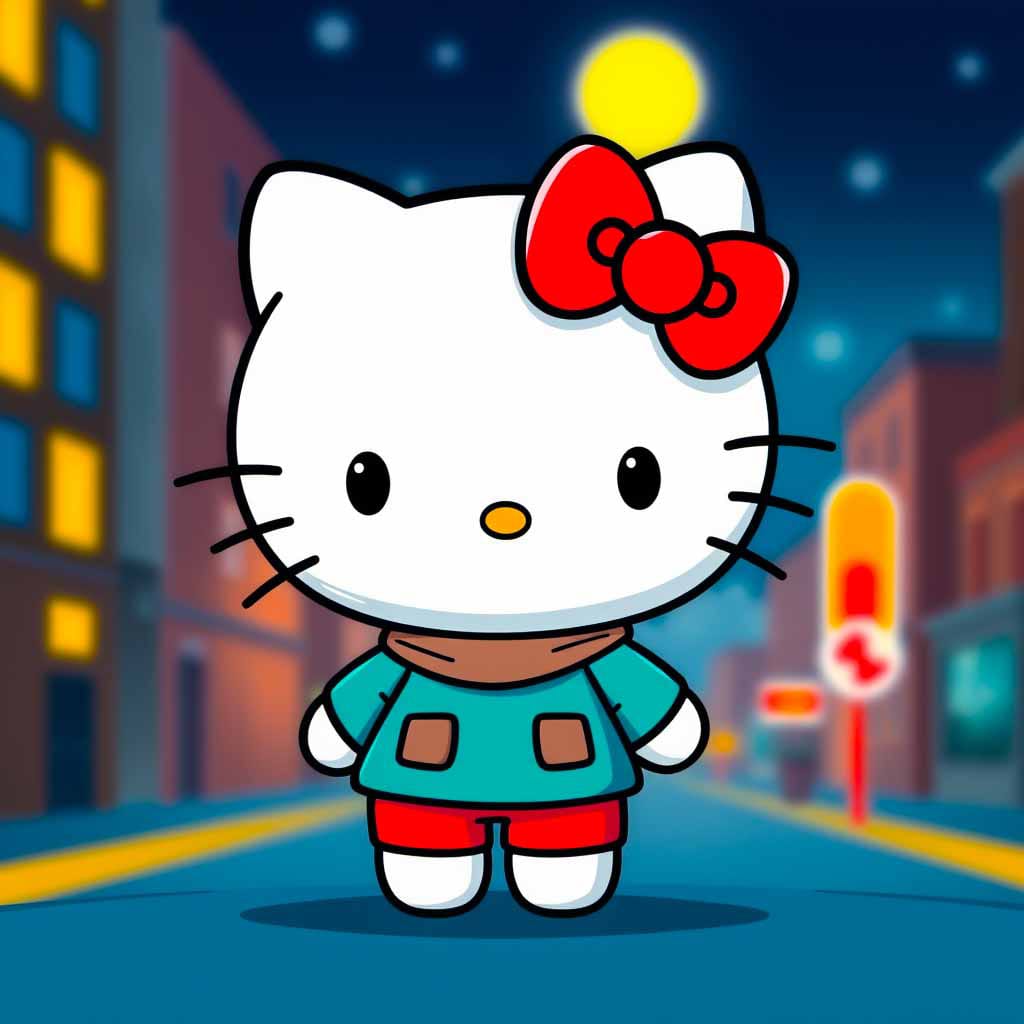 background cute hello kitty wallpaper​ hd