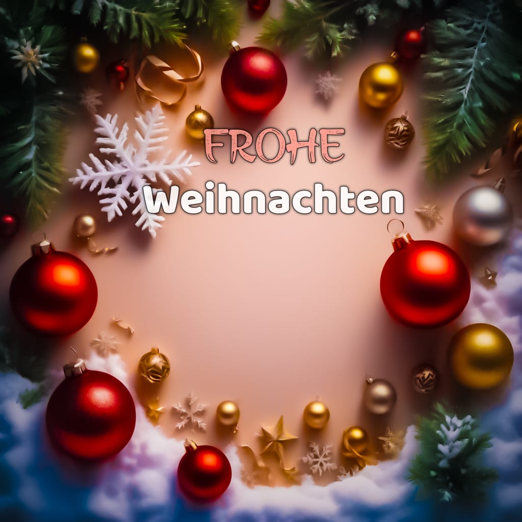 bild frohe weihnachten und einen guten rutsch lustig​