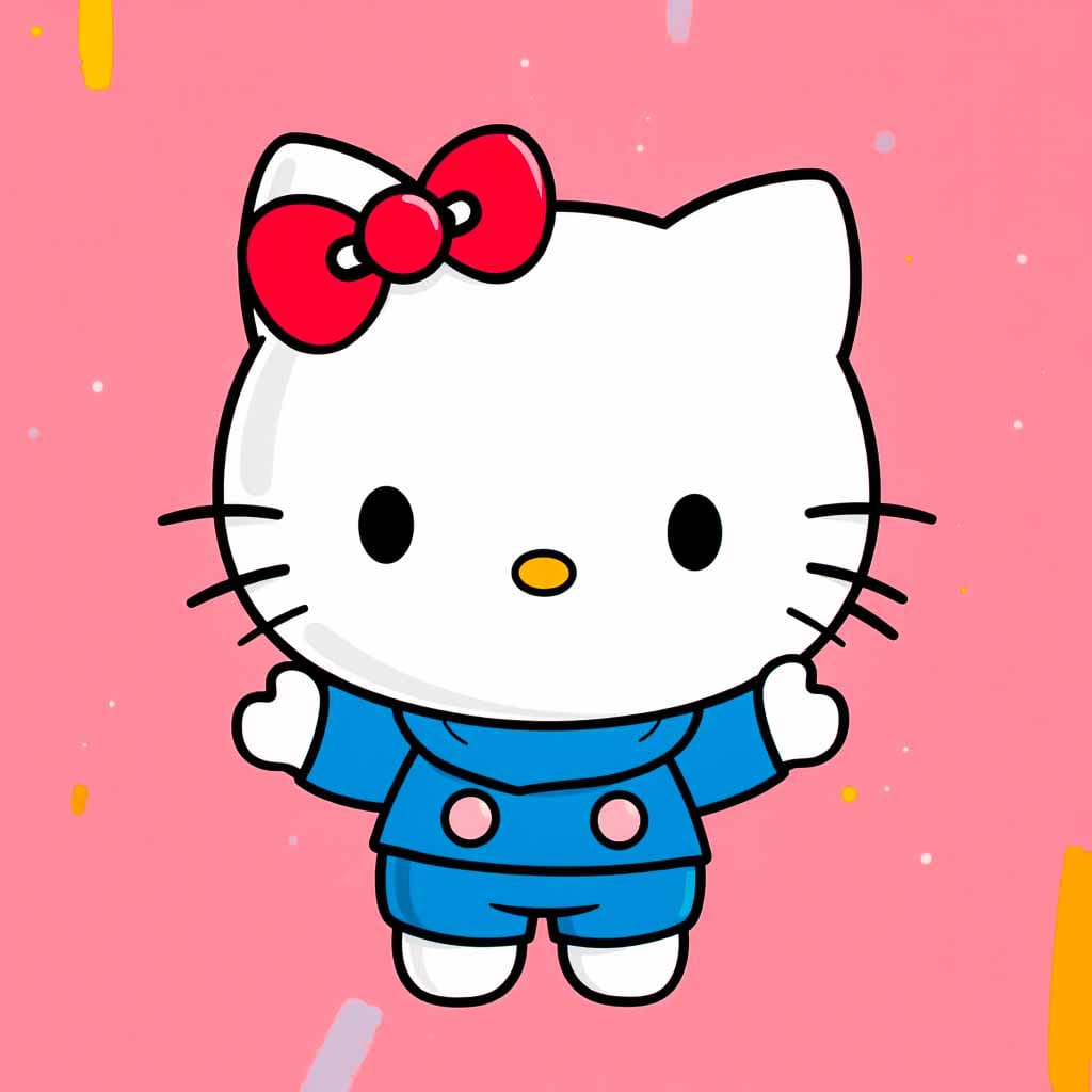 cute hello kitty face wallpaper​