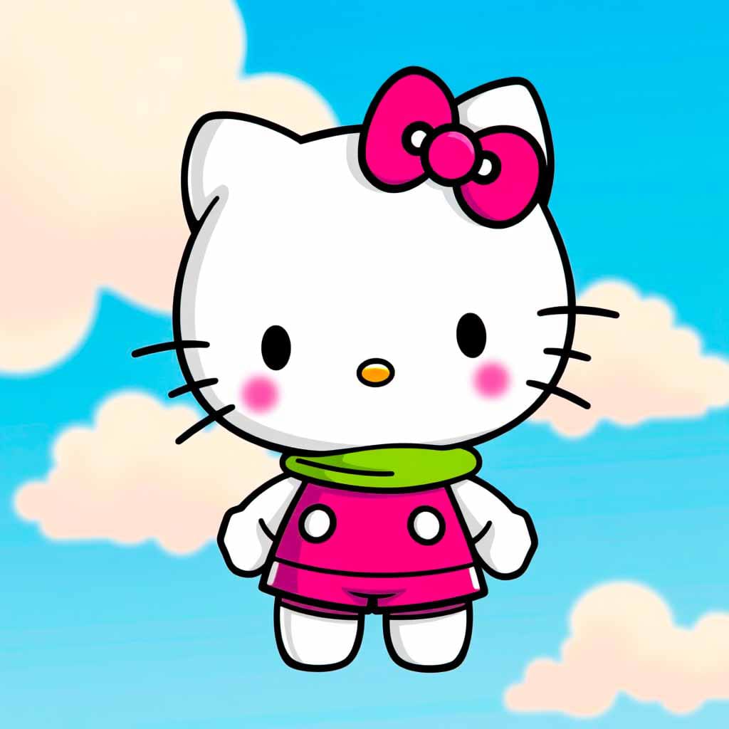 cute hello kitty wallpaper for laptop​ sky