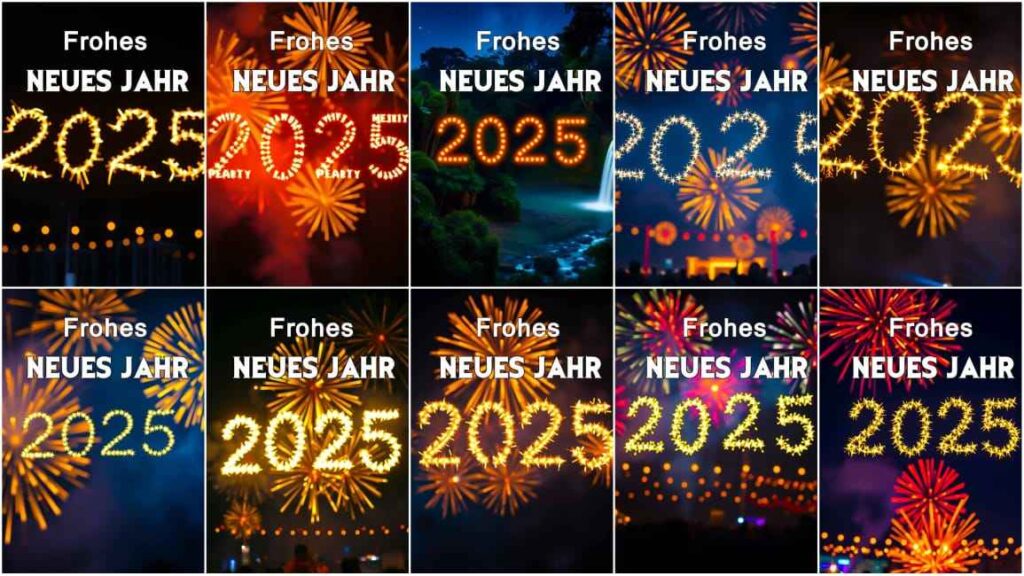 frohes neues jahr 2025 gif​