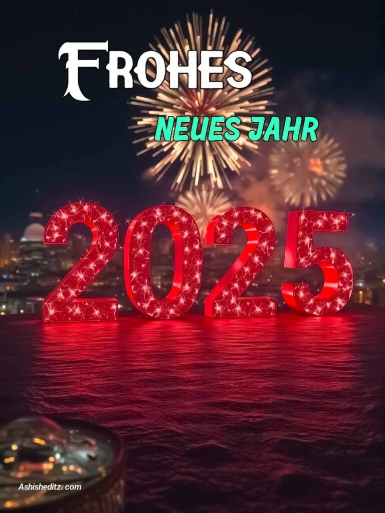 wünsche frohes neues jahr 2025 hd