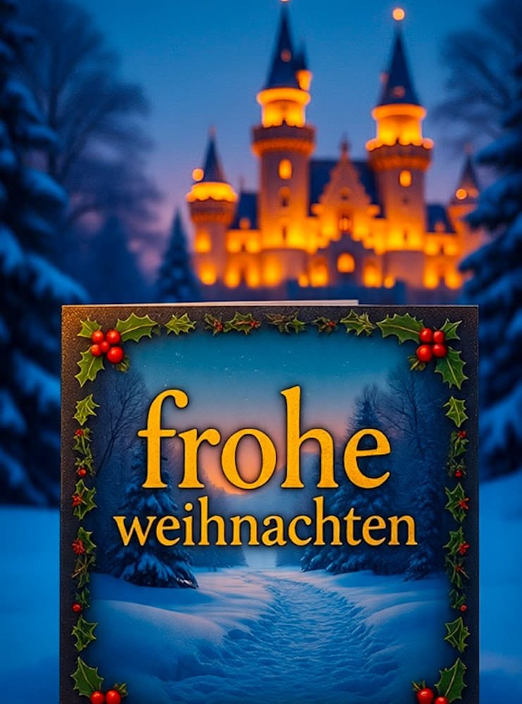 Kostenloses Weihnachtsgrußbild zum Teilen auf WhatsApp