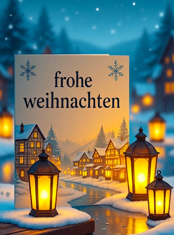 Kostenloses Weihnachtsgrußkartenbild für WhatsApp