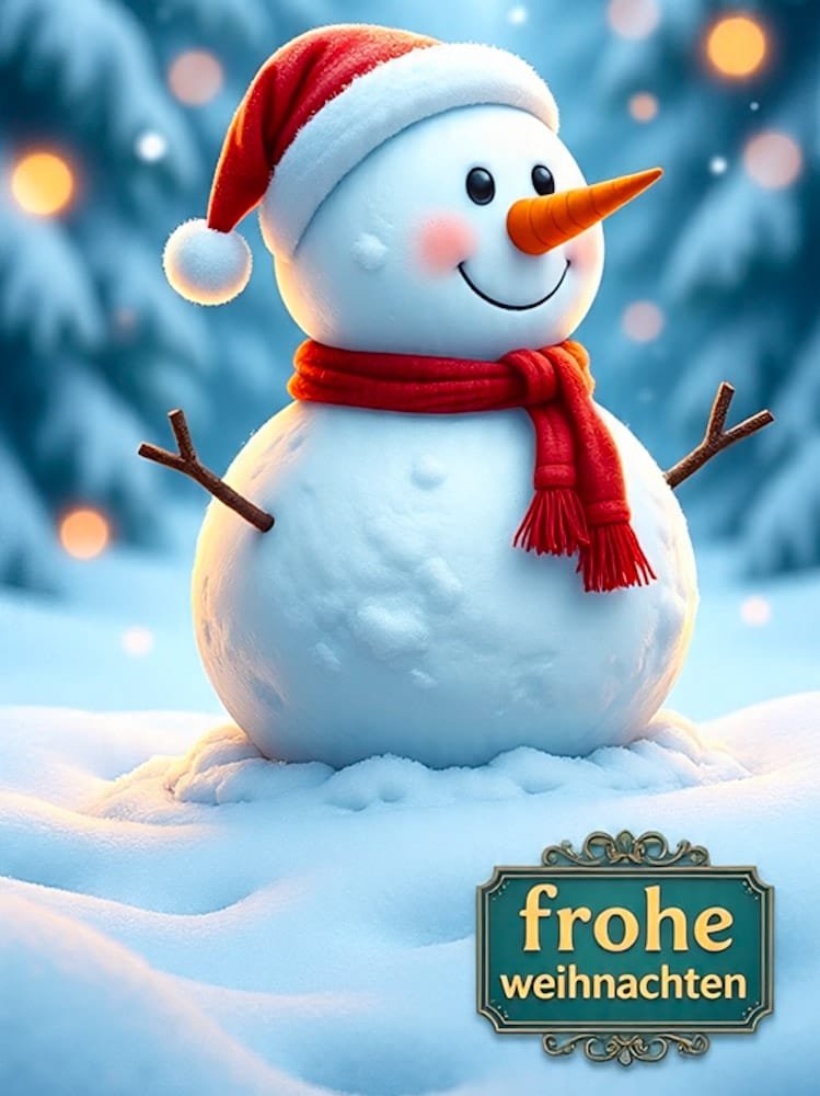 Kostenloses WhatsApp Weihnachtsgrußbild