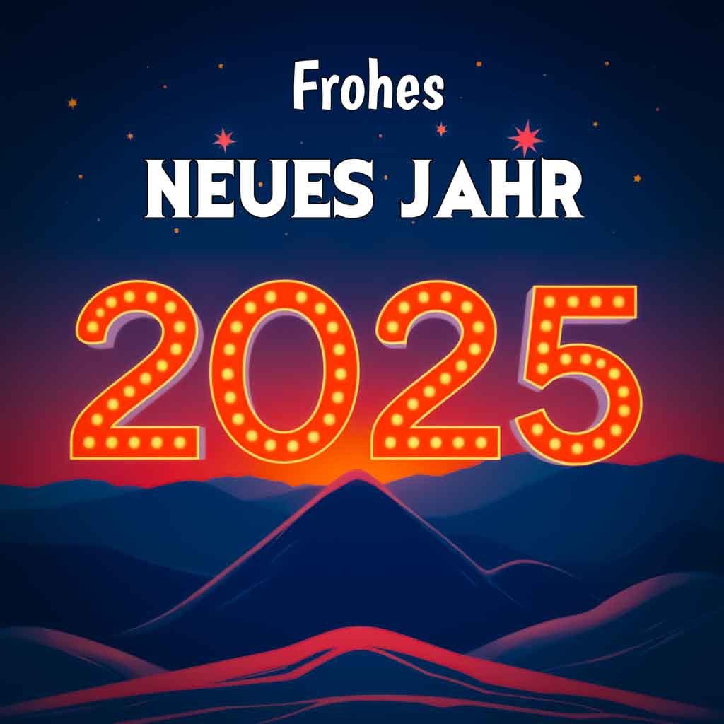 bild frohes neues jahr 2025 kostenlos​